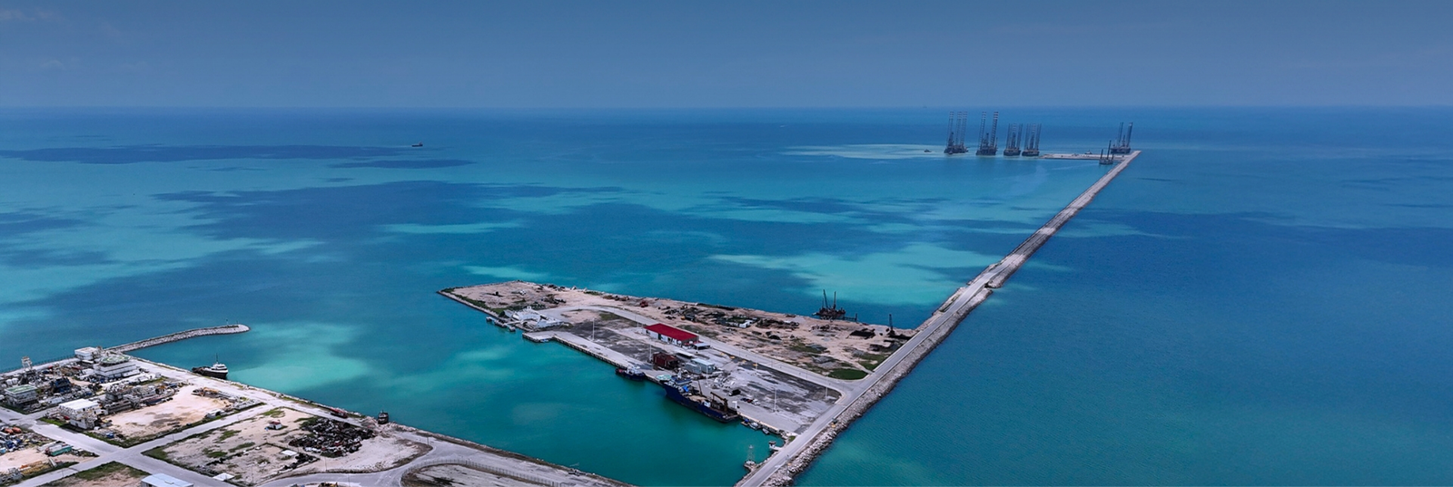 Vista aérea del Puerto de Seybaplaya