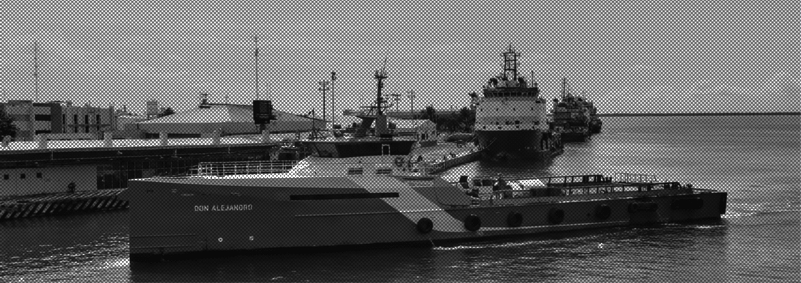 Embarcación en el puerto de Campeche